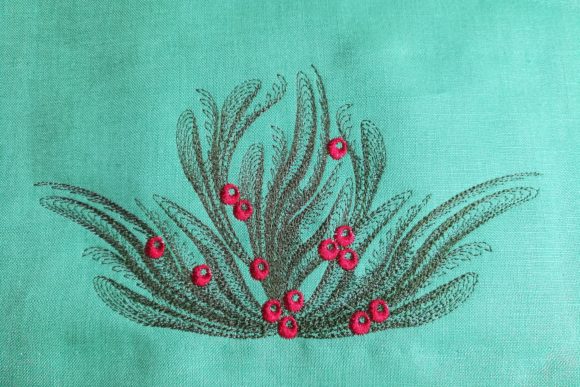 Christmas Spray Embroidery Review for Apparel Projects