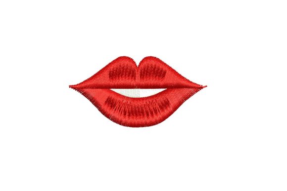 Lips Design: A Sweet Embroidery Choice for Handmade Gifts